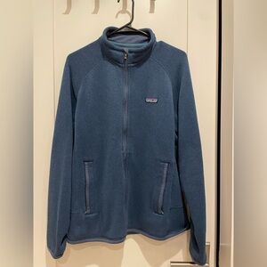 Men’s Patagonia Navy Full-Zip Fleece Jacket